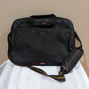 Solo New York Ace Slim Bag for 15.6" Laptop Black Orange Pre-Owned